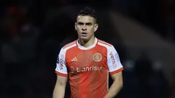 Borré durante a partida contra os argentinos de Córdoba. Foto: Marcello Zambrana/AGIF