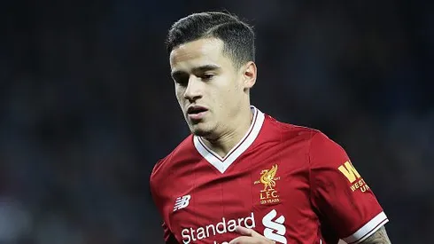Philippe Coutinho nos tempos de Liverpool em partida contra o Leicester, pela Copa da Liga Inglesa, no King Power Stadium, no dia 19/09/2017. Foto: Matthew Lewis/Getty Images