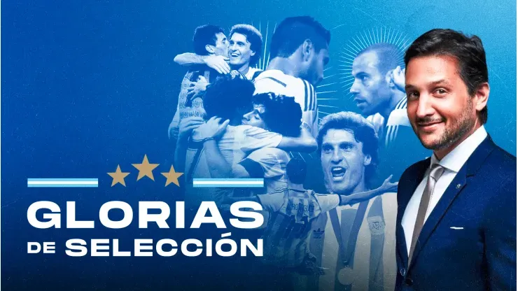 "Glorias de Selección" tem Germán Paoloski como apresentador e entrevistador e conta com grandes lendas do futebol argentino