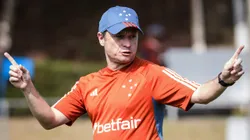 Treino na Toca da Raposa 2, em Belo Horizonte. Foto: Gustavo Aleixo/Cruzeiro IMPORTANTE: Imagem destinada a uso institucional e divulgação, seu uso comercial está vetado incondicionalmente por seu autor e o Cruzeiro Esporte Clube. IMPORTANT: image intended for institutional use and distribution. Commercial use is prohibited unconditionally by its author and Cruzeiro Esporte Clube.