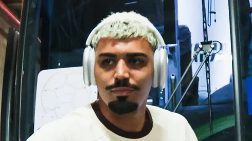 AM - MANAUS - 22/05/2024 - COPA DO BRASIL 2024, AMAZONAS X FLAMENGO - Gabigol jogador do Flamengo durante chegada da equipe para partida contra o Amazonas no estadio Arena da Amazonia pelo campeonato Copa Do Brasil 2024.