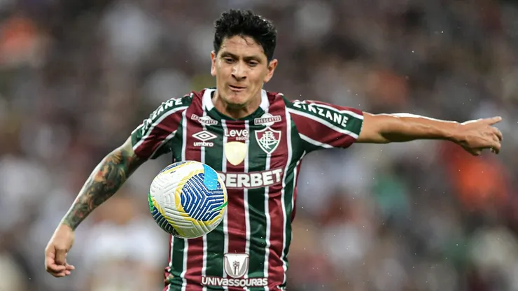 Germán Cano em partida da Copa do Brasil 2024