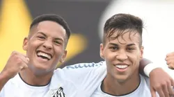 Kaio Jorge e Ângelo em jogo do Peixe. Atacante entra na mira do Cabuloso. Foto: Ivan Storti/Santos FC.