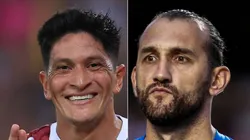 Cano e Barcos se encontram em duelo da Libertadores. Foto: Buda Mendes/Miguel Schincariol/Getty Images