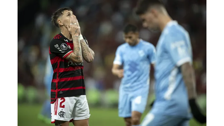 Varela jogador do Flamengo. Foto: Jorge Rodrigues/AGIF