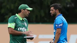 Abel Ferreira, técnico do Palmeiras, testa Jhon Jhon de volante - Foto: Cesar Greco/Palmeiras