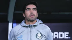 Abel Ferreira durante a partida do Palmeiras diante do Liverpool-URU
