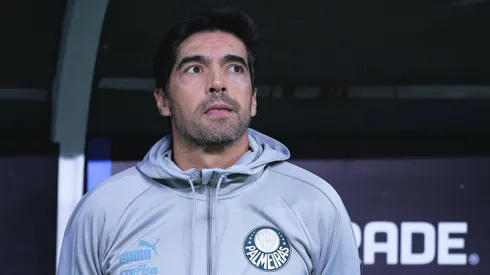 Abel Ferreira durante a partida do Palmeiras diante do Liverpool-URU