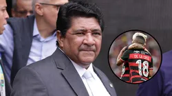 Ednaldo Rodrigues, presidente da CBF, define nova datas de jogos com os clubes. Foto Ednaldo: Ettore Chiereguini /AGIF Foto Arrascaeta e De La Cruz: Thiago Ribeiro/AGIF