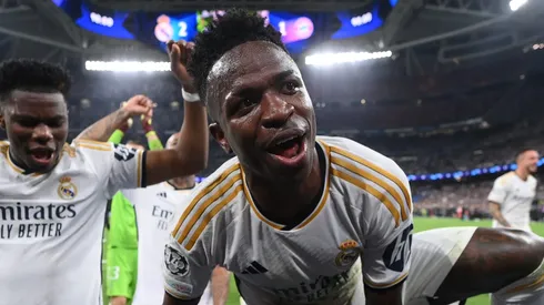 Vinicius Júnior foi primordial na campanha do Real Madrid. (Photo by David Ramos/Getty Images)