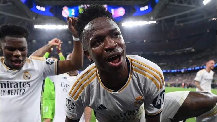 Vinicius Júnior foi primordial na campanha do Real Madrid. (Photo by David Ramos/Getty Images)