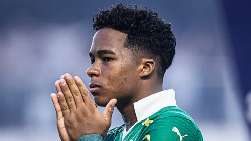 Endrick em partida do Paulistão 2024
