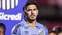 João Paulo durante partida entre São Paulo e Santos, no Morumbis, pelo Campeonato Paulista, no dia 14/02/2024.