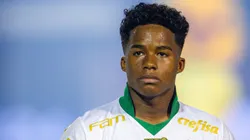 Endrick jogador do Palmeiras durante partida contra o Vitoria no estadio Barradao pelo campeonato Brasileiro A 2024. Foto: Jhony Pinho/AGIF