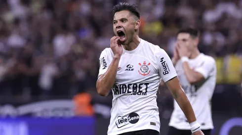 Angel Romero jogador do Corinthians lamenta durante partida contra o Ponte Preta no Neo Quimica Arena pelo campeonato Paulista 2024. Foto: Marcello Zambrana/AGIF