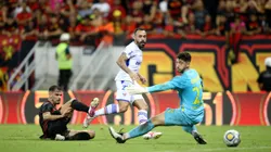 Moises comemora gol do Fortaleza durante a partida contra o Sport. Foto: Marlon Costa/AGIF