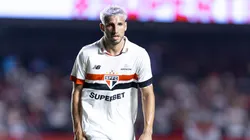 SP - SAO PAULO - 13/04/2024 - BRASILEIRO A 2024, SAO PAULO X FORTALEZA - Calleri jogador do Sao Paulo durante partida contra o Fortaleza no estadio Morumbi pelo campeonato Brasileiro A 2024. Foto: Leonardo Lima/AGIF