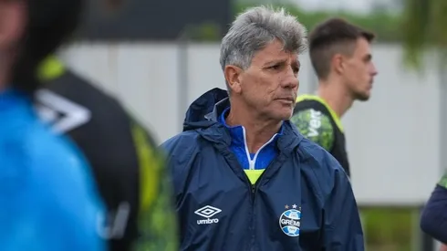 Renato Gaúcho em um dos treinos do Grêmio na cidade de São Paulo. Foto: Eduardo Muniz / rede social Grêmio