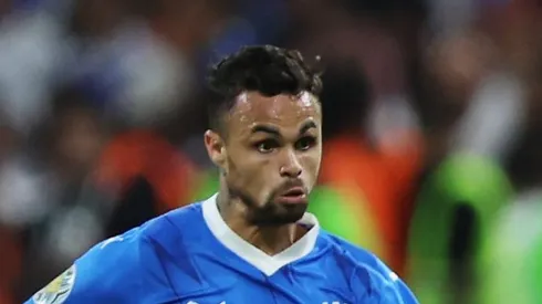 Michael durante o jogo entre Al-Hilal e Al-Nassr. Jogador interessa ao Imortal.