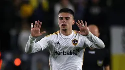 Gabriel Pec durante a partida diante do Houston Dynamo FC, na vitória por 2 a 1. Foto: Harry How/Getty Images