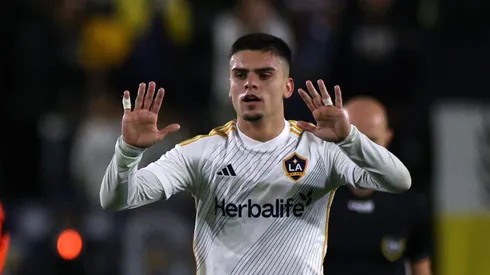 Gabriel Pec durante a partida diante do Houston Dynamo FC, na vitória por 2 a 1. Foto: Harry How/Getty Images