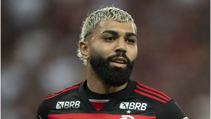 Gabigol durante partida entre Flamengo e Bolívar-BOL, no Maracanã, pela Copa Libertadores da América, no dia 15/05/2024.