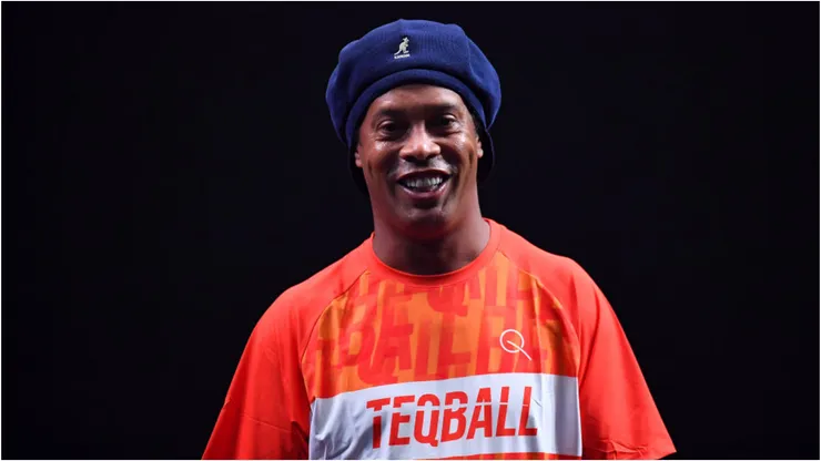 Foto: Albert Perez/Getty Images - Ronaldinho Gaúcho em evento.