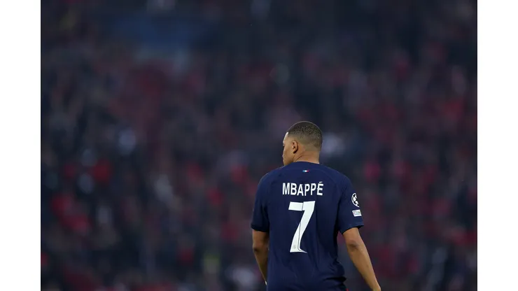 Kylian Mbappe do Paris Saint-Germain (Foto de Richard Heathcote/Getty Images)