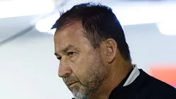 Augusto Melo em conversa com o dirigente Lucas Andrino. Presidente do Timão perdeu ótimo negócio.