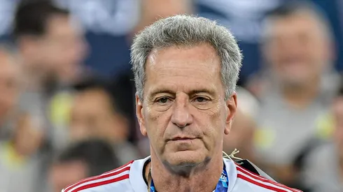 Rodolfo Landim durante cerimônia de premiação do Carioca. Jogadores do Fla são alvos da Europa.