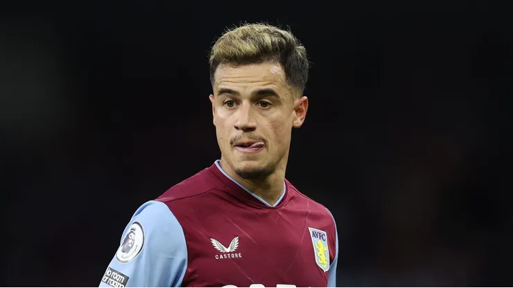 Coutinho ainda nos tempos de Aston Villa (ING). Foto: Richard Heathcote/Getty Images