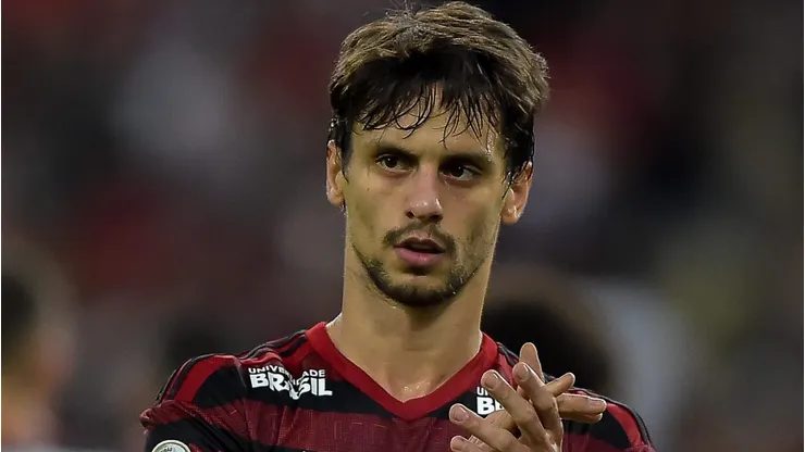 Rodrigo Caio durante partida entre Fluminense e Flamengo, no Maracanã, pelo Campeonato Brasileiro de 2019, no dia 09/06.