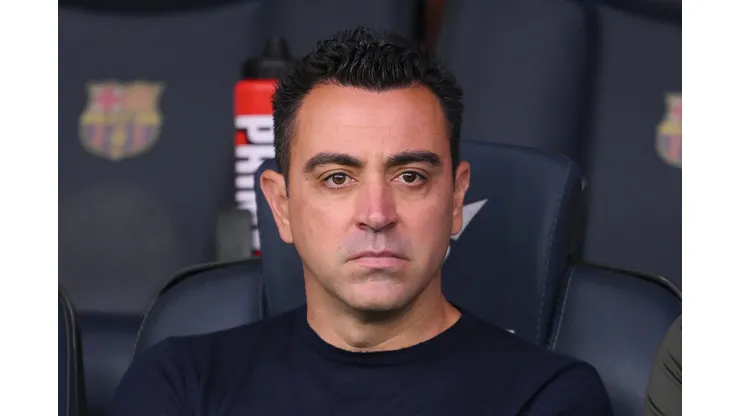 Xavi, treinador do Barcelona. (Foto de David Ramos/Getty Images)