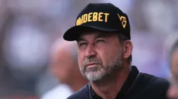 SP - SAO PAULO - 28/04/2024 - BRASILEIRO A 2024, CORINTHIANS X FLUMINENSE - Augusto Melo presidente do Corinthians durante partida contra o Fluminense no estadio Arena Corinthians pelo campeonato Brasileiro A 2024. Foto: Ettore Chiereguini/AGIF