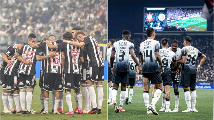 Atlético-MG e Corinthians estão nas oitavas da Copa do Brasil de 2024. Foto: Gilson Lobo/Leonardo Lima/AGIF