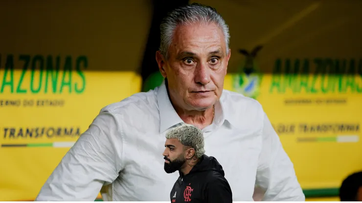 Tite não tirou Gabigol do banco na partida contra o Amazonas pela Copa do Brasil