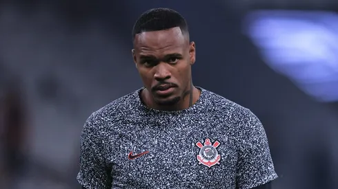 Carlos Miguel, goleiro do Corinthians, durante aquecimento antes da partida contra o America-RN no estádio Arena Corinthians pela Copa Do Brasil