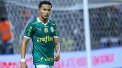 Lazaro jogador do Palmeiras durante partida contra o Botafogo-SP no estadio Arena Allianz Parque pelo campeonato Copa Do Brasil 2024. Foto: Marcello Zambrana/AGIF