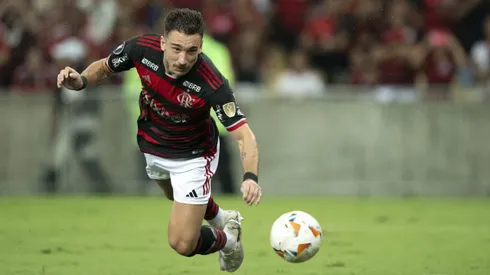 Dupla de zaga do Flamengo com números Incrivéis. Léo ortiz jogando - Leo Ortiz jogador do Flamengo durante partida contra o Palestino no estadio Maracana pelo campeonato Copa Libertadores 2024. Foto: Jorge Rodrigues/AGIF
