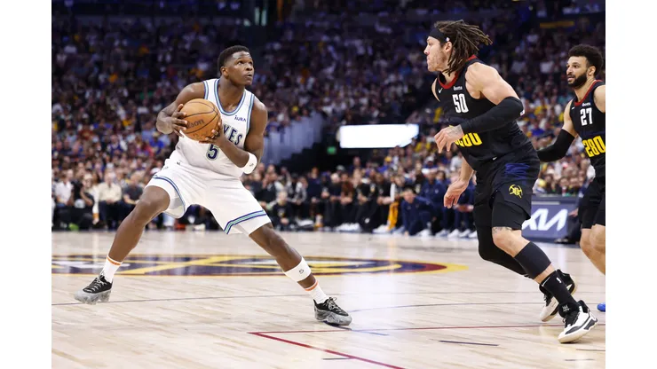 Anthony Edwards lidera os Wolves na final de Conferência contra os Mavericks (Foto: C. Morgan Engel/Getty Images)