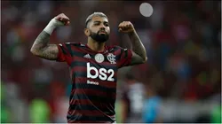 Foto: Wagner Meier/Getty Images - Gabigol comemorando gol