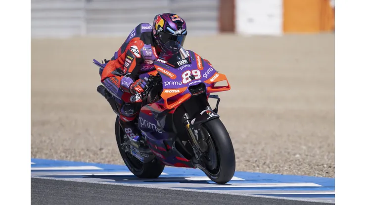 Jorge Martín, da Prima Premac, em ação na pista de Jerez de la Frontera, na Espanha (Foto: Mirco Lazzari gp/Getty Images)