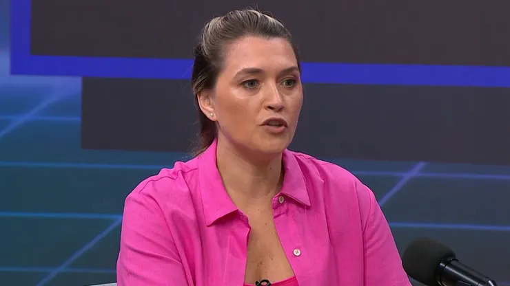 Defesa do Vasco foi criticada por Ana Thaís Matos - - Foto: Reprodução/SporTV..