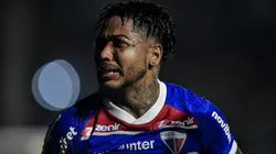 Marinho, jogador do Fortaleza, durante partida contra o Vasco no estadio Sao Januario pela Copa Do Brasil 2024.
