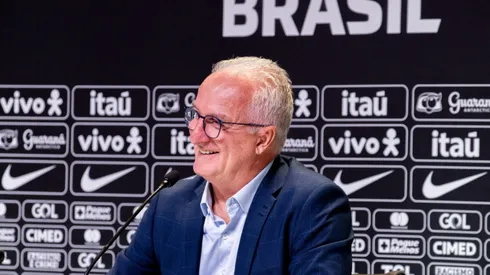 Dorival Júnior em coletiva de imprensa (Foto: CBF)