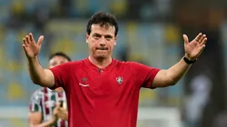 Fernando Diniz em jogo da Libertadores contra o Cerro Porteño. Foto: Thiago Ribeiro/AGIF