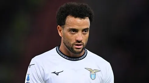 Felipe Anderson durante partida entre Bologna e Lazio, no Estádio Renato Dall'Ara, pelo Campeonato Italiano, no dia 03/11/2023. Foto: Alessandro Sabattini/Getty Images