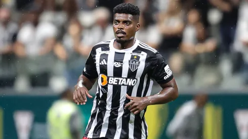 Jemerson negociando com o Grêmio - FINAL - Jemerson jogador do Atletico-MG durante partida contra o Cruzeiro no estadio Arena MRV pelo campeonato Mineiro 2024. Foto: Gilson Lobo/AGIF