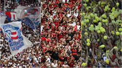 Torcida do Bahia, Flamengo e Sport. Foto: Walmir Cirne/Kely Pereira/Marlon Costa/AGIF