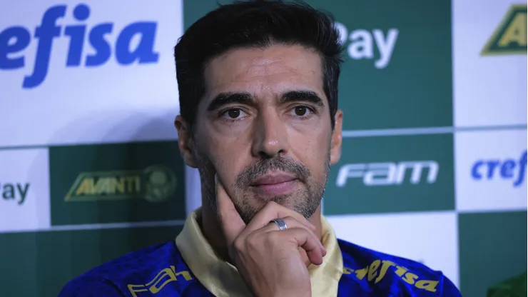 Abel Ferreira durante partida entre Palmeiras e Novorizontino, no Allianz Parque, pelo Campeonato Paulista, no dia 28/03/2024.